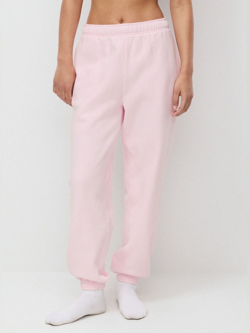 Aritzia pink sweat fleece mega fit sweatpants